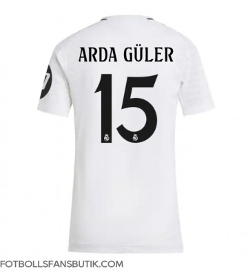 Real Madrid Arda Guler #15 Replika Hemmatröja Damer 2024-25 Kortärmad